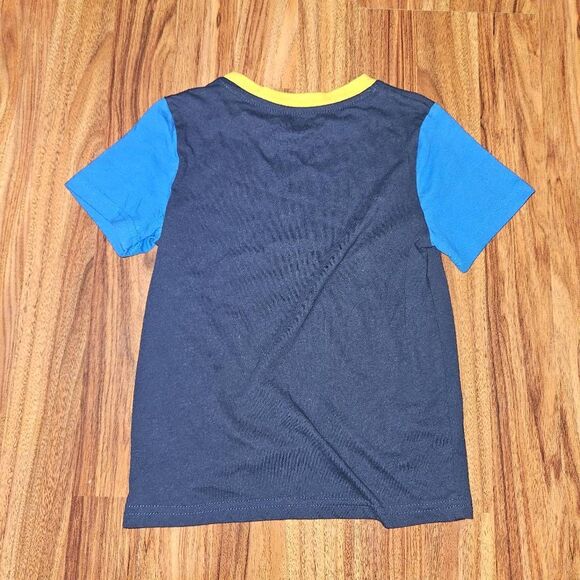 6 for $25 🎃 Champion Authentic Athleticwear Color Block Blue Tee Boys Size 5 - Picture 4 of 4
